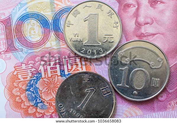 Closeup Shot 100 Chinese Yuan Cny Stock Photo Edit Now 1036658083 - 