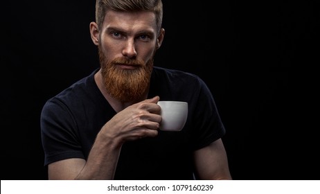 Man Beard Coffee Images Stock Photos Vectors Shutterstock