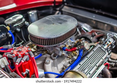 A Closeup Shot Of A Carburetor Of Car