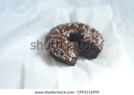 Similar – Foto Bild Angebissener Donut