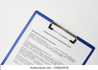 A Closeup Shot Of A Legally Binding Document