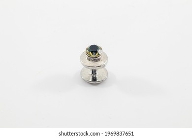 Closeup Shot Of A Malay Costume Button Isolated On White Background