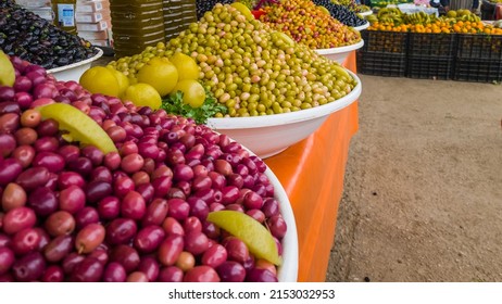 A Closeup Shot Of A Market In Tangier