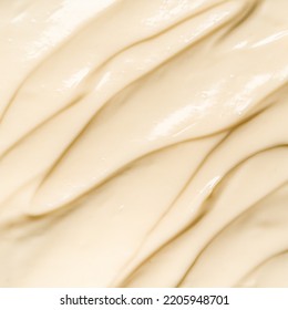 Closeup Shot Of Mayonnaise Texture.