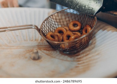 A closeup shot of small donuts in the Forks Market, Winnipeg, Canada - Powered by Shutterstock