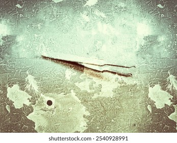 A close-up shot of tweezers resting on a textured surface. The light creates a soft glow, highlighting the details and shadows, making it a perfect representation of precision and careful handling.  - Powered by Shutterstock