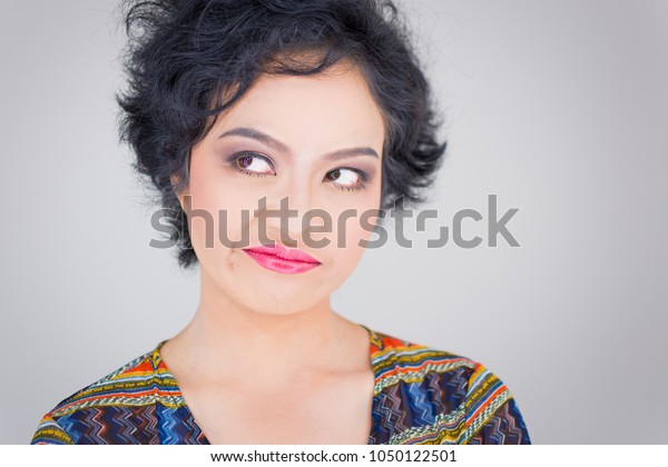 Closeup Shots Faces Beautiful Young Asian Stock Photo Edit Now