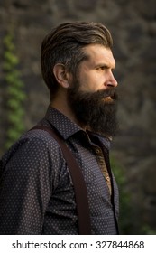 Man Beard Long Hair Images Stock Photos Vectors