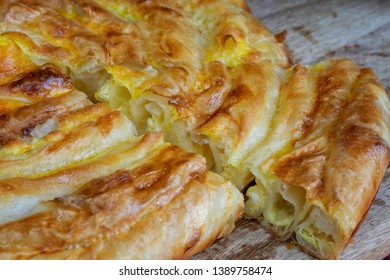 Closeup Slice Banitsa Traditional Bulgarian Food Stock Photo (Edit Now ...