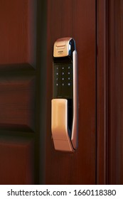 Close-up Of A Smart Door Lock For Home Use