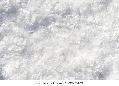 Closeup of snow