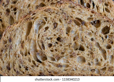 Closeup Sourdough Bread Crumb Texture Background Stock Photo 1158340213 ...