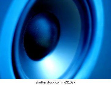 closeup of speaker