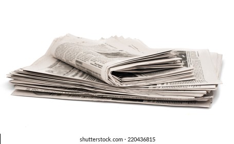 Newspaper White Background Hd Stock Images Shutterstock