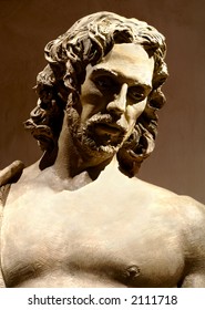 Closeup Of the  Statue of Jesus