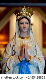 Closeup Statue Our Lady Grace Virgin Stock Photo 1485428825 | Shutterstock