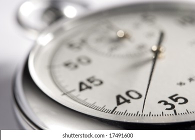 Close-Up Of Stop Watch