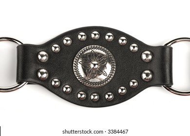 Close-up Of Studded Modern Fashionable Belt