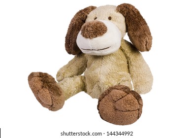 Close-up Of A Stuffed Dog Toy