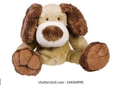 Close-up Of A Stuffed Dog Toy