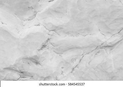 Closeup Surface Abstract Marble Pattern At The Marble Stone For Decorate In The Garden Texture Background In Black And White Tone