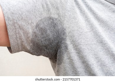 Closeup Sweaty Armpit Wet Underarm Wet Stock Photo 2157701371 ...