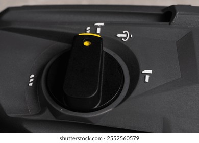 Closeup switch of different modes on punch