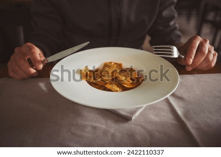 Similar – Image, Stock Photo holiday roast Food