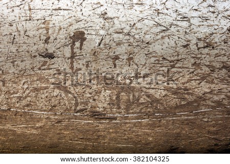 close-up texture background splashes of mud on a white car