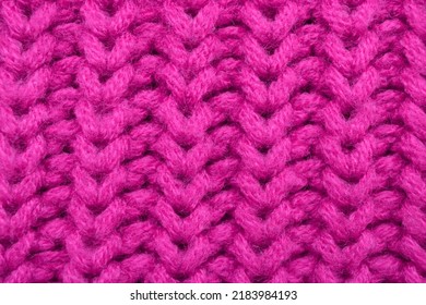 Close-up Texture Knitted Fabric, Macro Photography