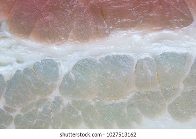 Close-up texture of raw bacon