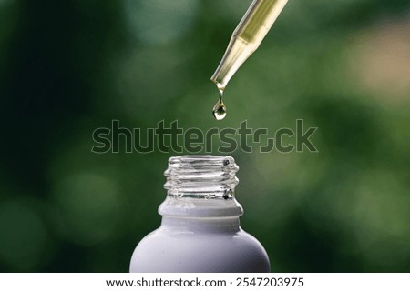 Closeup of Tincture and Dropper