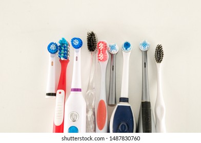 Close-up of toothbrush Object on a Plain Background