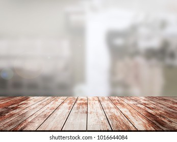 Closeup Top Wood Table Blur Background Stock Photo 718216648 | Shutterstock