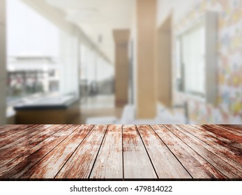 Closeup Top Wood Table Blur Background Stock Photo 489079162 | Shutterstock