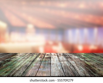 Closeup Top Wood Table Blur Background Stock Photo 555709279 | Shutterstock