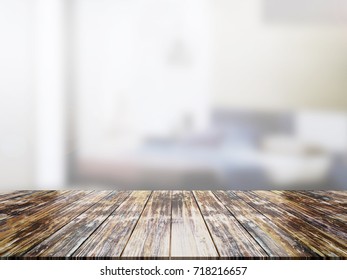 Closeup Top Wood Table Blur Background Stock Photo 718216657 | Shutterstock