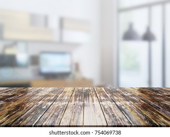 Closeup Top Wood Table Blur Background Stock Photo 754069738 | Shutterstock