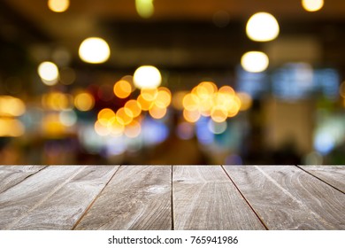 Closeup Top Wood Table Blur Background Stock Photo 765941986 | Shutterstock