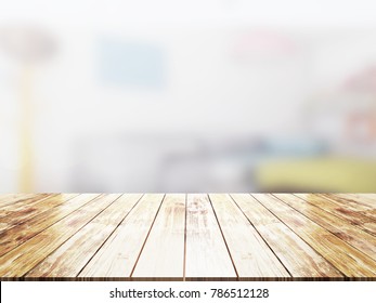 Closeup Top Wood Table Blur Background Stock Photo 786512128 | Shutterstock