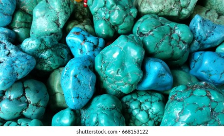 Closeup The Turquoise Stone
