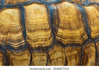 Close-up of turtle shell texture,Close up of beautiful texture of turtle carapace, tortoise skin for animal skin, nature abstract background, pattern of turtle back shell, Sulcata - Powered by Shutterstock