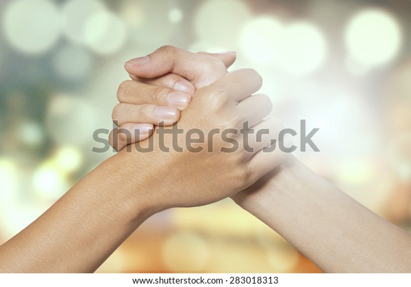 joining hands image