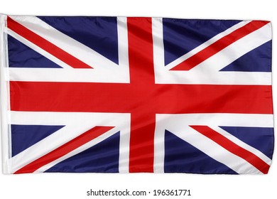 Closeup Union Jack Flag On Plain Stock Photo 196361771 | Shutterstock