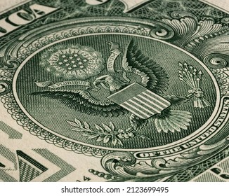 Closeup Us Dollar Bill Image Eagle Stock Photo 2123699495 | Shutterstock