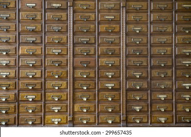 close-up of a very old apothecary cabinet - Powered by Shutterstock