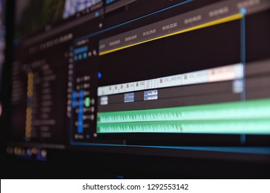 A Close-up Of A Video Editing Program.