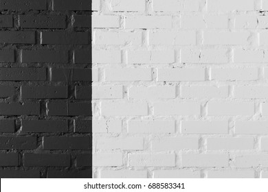 close-up view of black and white brick wall textured background - Powered by Shutterstock - Get 15% off with code: PIKWIZARD15