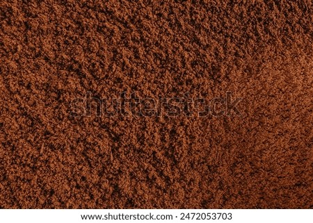 Close-up view of dutch processed cocoa powder texture