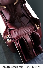 Close-up View Of Electrical Automatic Massage Chair                                 